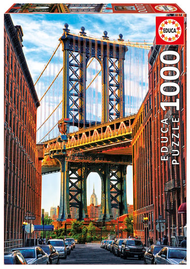 Educa, puzzle, Most na Manhattanie, Nowy Jork, 1000 el. Educa