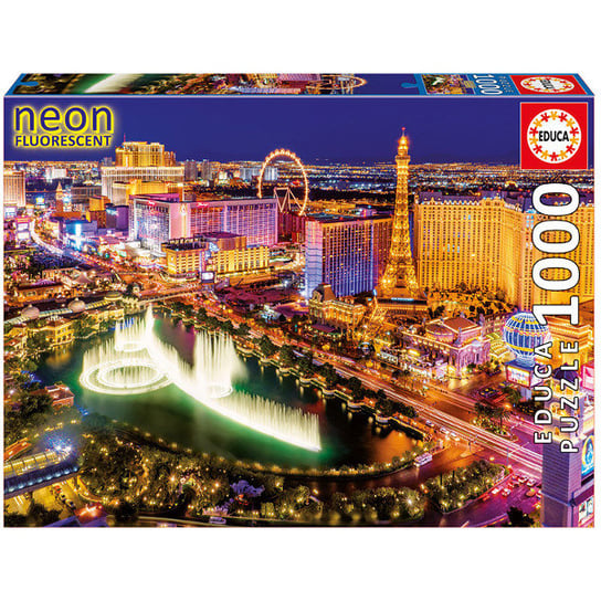 Educa, puzzle, Neon Las Vegas, 1000 el. Educa
