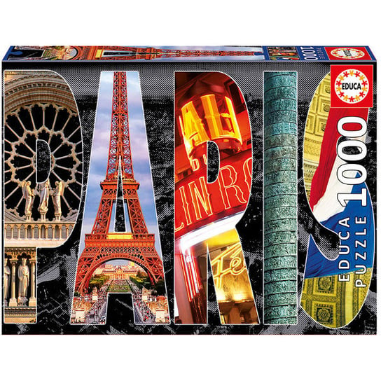 Educa, puzzle, Paris Collage, 1000 el. Educa