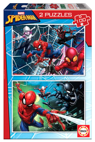 Educa, puzzle, Spider-Man, 2x100 el. Educa