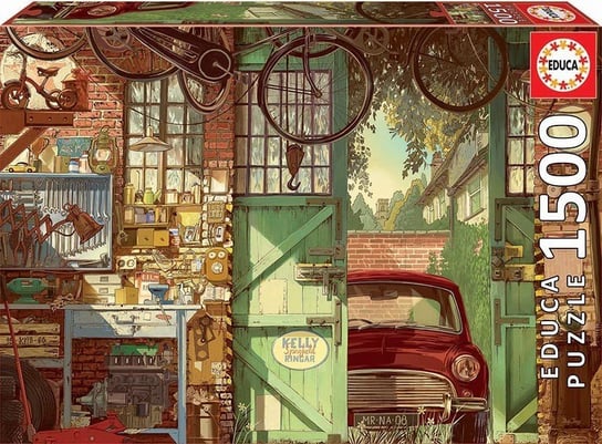 Educa, puzzle, Stary garaż Arly Jones, 1500 el. Educa