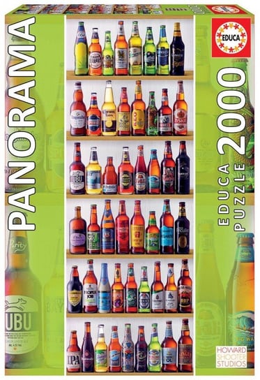 Educa, puzzle, Świat piw, 2000 el. Educa