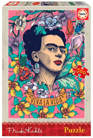 Educa, puzzle, Viva La Vida, Frida Kahlo, 500 el. Educa