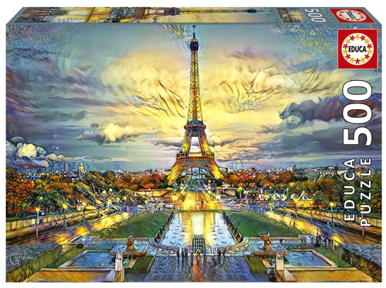 Educa, Puzzle, Wieża Eiffla / Paryż, 500 el. Educa