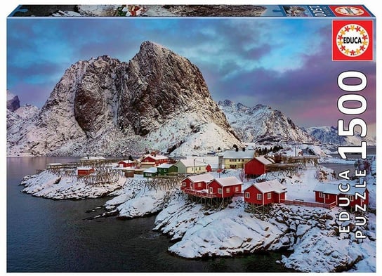Educa, puzzle, Wyspy Lofoten Norwegia, 1500 el. Educa