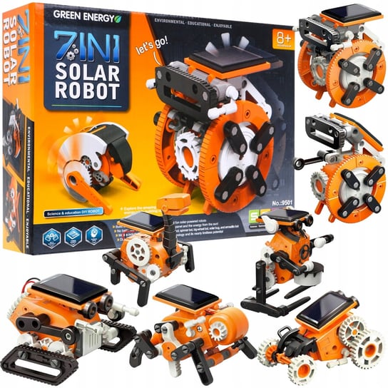 Edukacyjny Solarny Robot Zestaw Budowlany Dla Dzieci Xl Konstrukcyjny 7W1 Inna marka