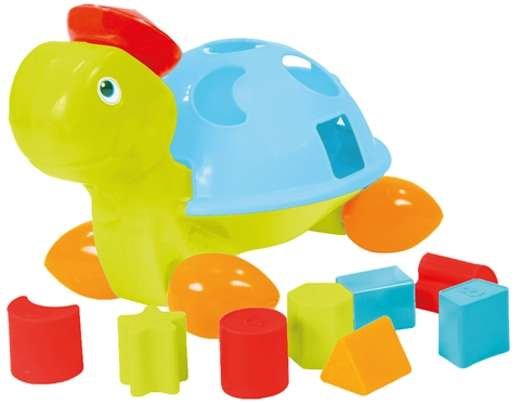 Edukacyjny Sorter kształtów i kolorów Żółw Mochtoys