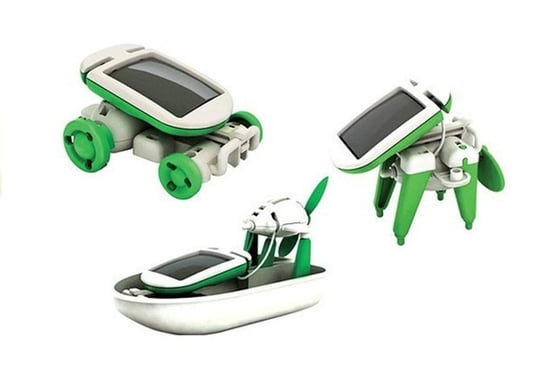 Edukacyjny Zestaw Robot Solarny 6 w 1 Lean Toys