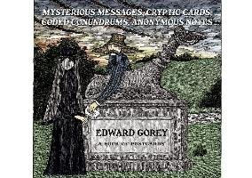 Edward Gorey Mysterious Messages Cryptic Cards Coded Conundrums Anonymous Notes Book of Postcards Aa649 Gorey Edward