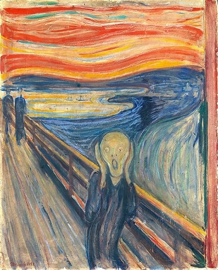 EDWARD MUNCH Krzyk PLAKAT B2 50x70cm obraz sztuka #466 KMB PRESS