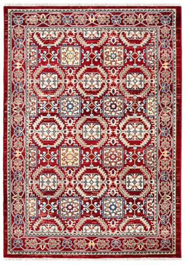 Ee62B Red Rivoli Fph (1.20*1.70) CARPETPOL