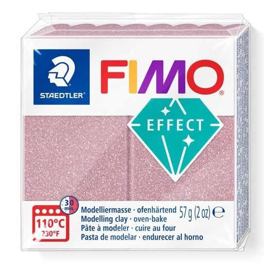Efekt FIMO „Brokat” Różowe złoto Fimo