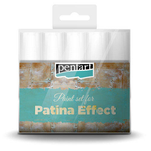 Efekt patyny - zestaw farb 5x20 ml Pentart