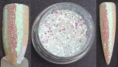 Efekt Pixiolo 0,5g sparkling dots - pyłek glitter płatki kameleona do zdobień Importer JW Trade