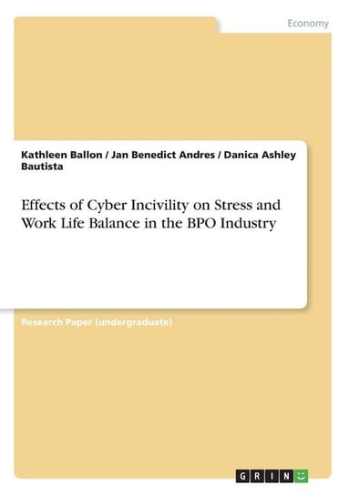 Effects of Cyber Incivility on Stress and Work Life Balance in the BPO Industry Ballon Kathleen