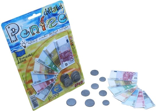 Efko, pieniądze do gry Pieniądze dziecięce Euro Efko