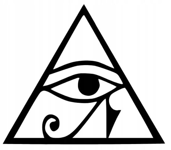 Egipska Dekoracja Ścienna 3D Oko Horusa Ra L122 Inna marka