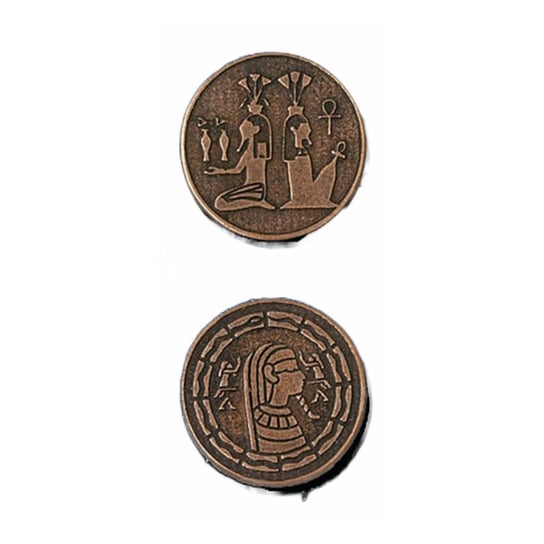Egipska Miedziana Metalowa Moneta 1 szt RGFK