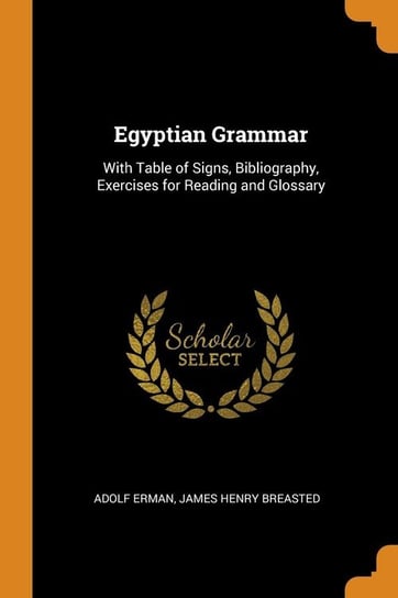 Egyptian Grammar Erman Adolf