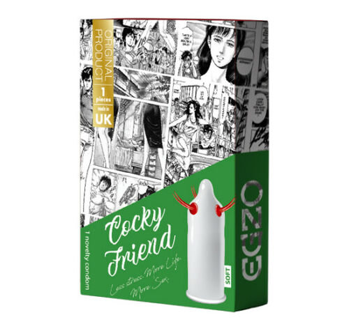 Egzo Cocky Friend Prezerwatywa z wypustkami Soft - 1 sztuka Egzo