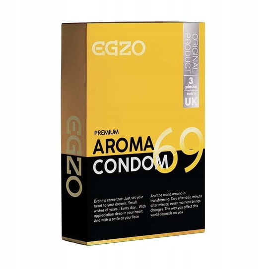 Egzo, Egzo Traditional Condom , Prezerwatywy Aroma, 3 szt. Egzo