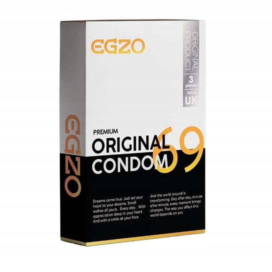 Egzo, Egzo Traditional Condom , Prezerwatywy Original, 3 szt. Egzo