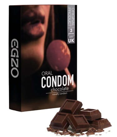 Egzo Prezerwatywy Oral Czekolada - 3 sztuki Egzo