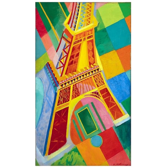 Eiffel Tower - Robert Delaunay 60x100 Legendarte