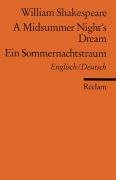 Ein Sommernachtstraum / A Midsummer Night's Dream Shakespeare William