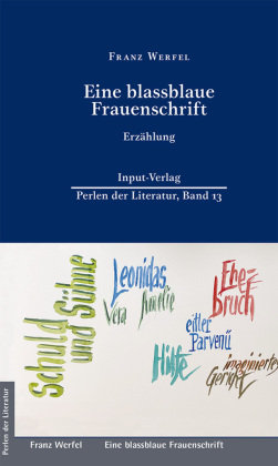 Eine blassblaue Frauenschrift Input-Verlag