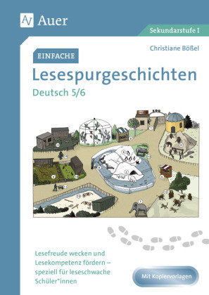 Einfache Lesespurgeschichten Deutsch 5-6 Auer Verlag in der AAP Lehrerwelt GmbH