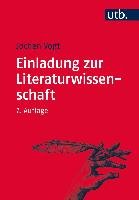 Einladung zur Literaturwissenschaft Vogt Jochen