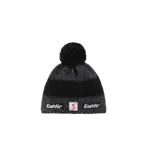 Eisbar, Czapka zimowa Styler Pompon MÜ SP, 33014 007, czarno-szara, unisex Eisbar