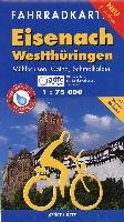 Eisenach Westthüringen Fahrradkarte 1 : 75 000 Grunes Herz Verlag, Verlag Grnes Herz Lutz Gebhardt&Shne Gmbh&Co. Kg