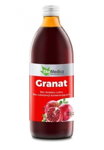 EkaMedica - Granat, sok z granatu 100% - 500 ml EKAMEDICA