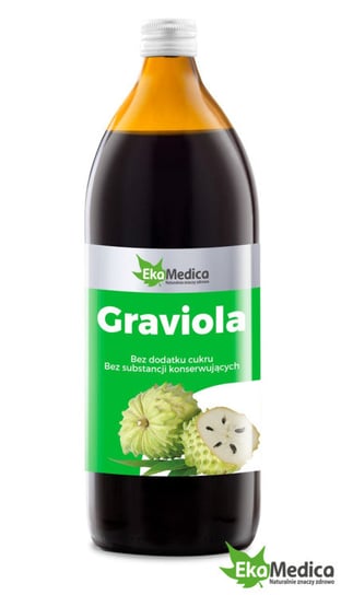 Ekamedica Graviola, suplement diety,  sok z owoców gravioli, 1000 ml JARO POL