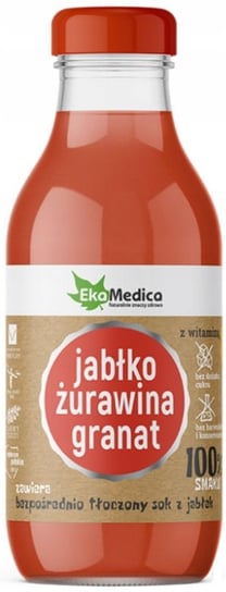EkaMedica Jabłko żurawina granat sok 300 ml Inna marka