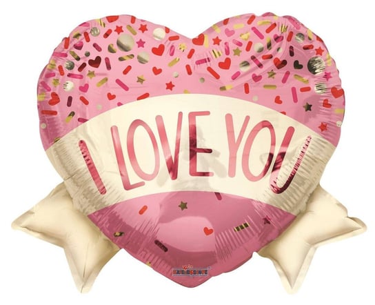 EKO Balon Foliowy serce I love you, 46 cm Grabo Balloons