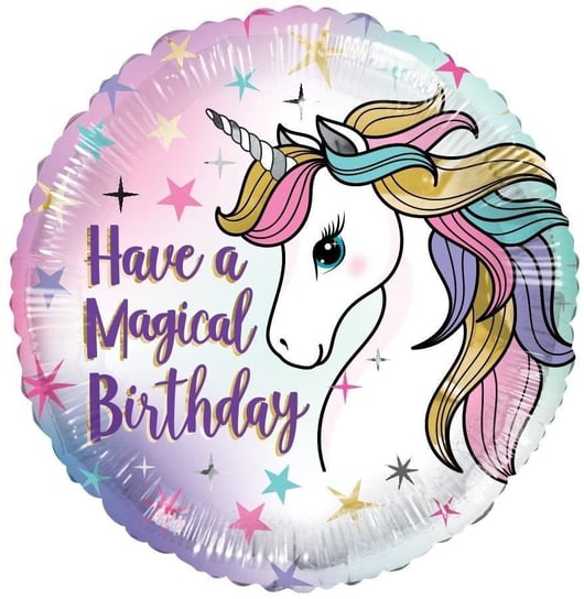 EKO Balon Foliowy Unicorn Have a Magical Birthday, 46 cm Inny producent