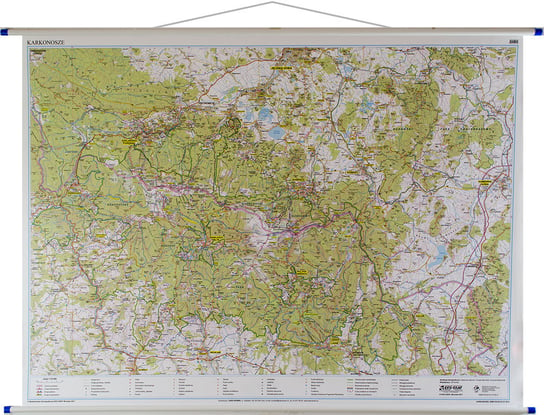 Eko-Graf, mapa ścienna Karkonosze, 1:35 000 Eko Graf
