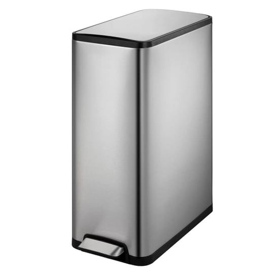 EKO Kosz na śmieci z pedałem Ecoslim, 2x20 L, matowy srebrny Eko