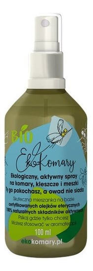 EkoKomary, ekologiczny aktywny spray na komary kleszcze i meszki, 100 ml EkoKomary