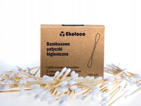 Ekoloco, patyczki higieniczne z bambusa, 500 szt. EKOLOCO