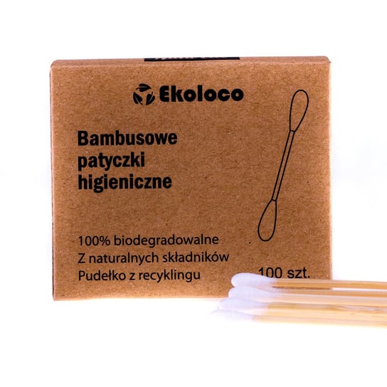 Ekoloco, patyczki higieniczne z bambusa EKOLOCO