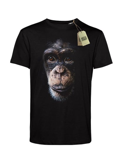 Ekologiczna koszulka męska CHIMPANZEE z bawełny organicznej, szympans GREEN COSMOS