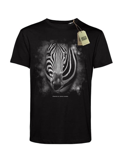 Ekologiczna koszulka męska ZEBRA z bawełny organicznej, zebra GREEN COSMOS