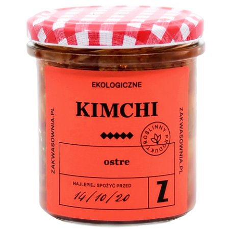 Ekologiczne Kimchi, Bardzo Ostre 300G - Zakwasownia Zakwasownia