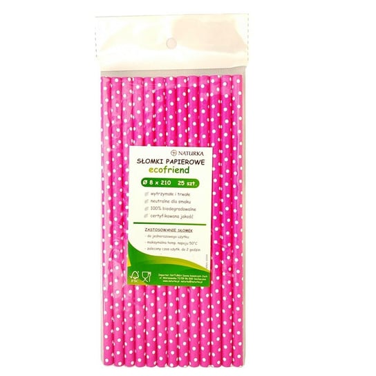 Ekologiczne słomki papierowe - 25 sztuk (100% biodegradowalne) Kemis - House of Gadgets