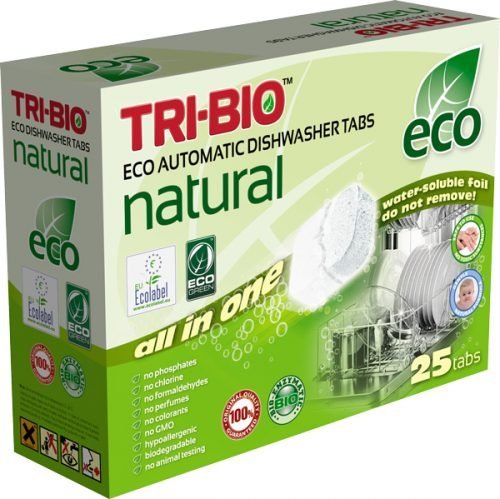 Ekologiczne tabletki do zmywarek TRI-BIO All in One, 25 sztuk TRI-BIO