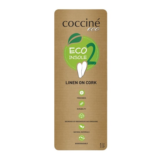 Ekologiczne wkładki do butów len na korku coccine 41-42 Coccine